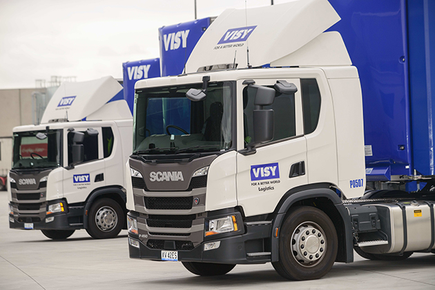 作为试验的一部分，Visy接收了新的Scania P450