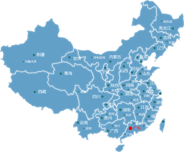 东丰广东物流公司的广东物流运输地图