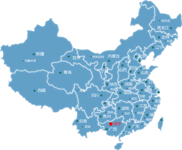 东丰南宁物流公司的南宁物流运输地图