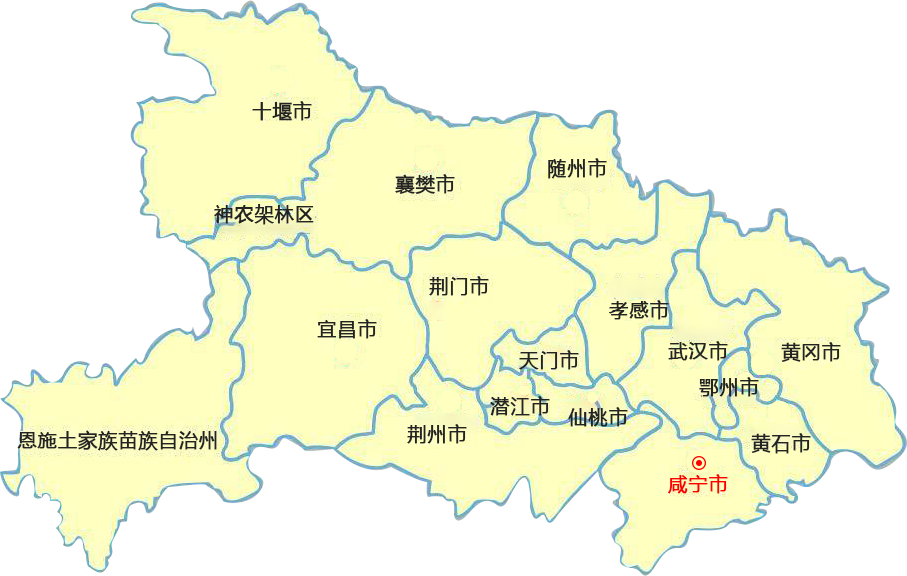 东丰咸宁物流公司的咸宁物流运输地图
